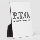 Grappig Gefeliciteerd, gepromoot om tijd uit te st Fotoplaat (Zijkant)