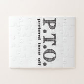 Grappig Gefeliciteerd, gepromoot om tijd uit te st Legpuzzel (Horizontaal)