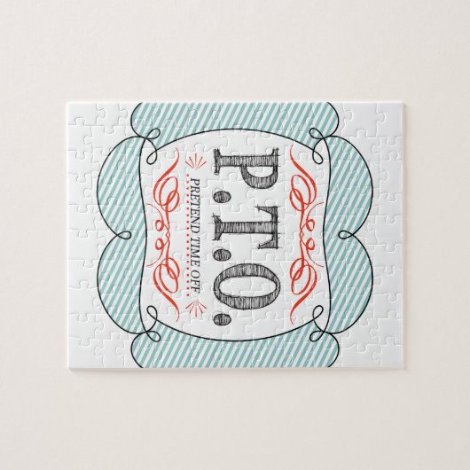 Grappig Gefeliciteerd, gepromoot om tijd uit te st Legpuzzel (Horizontaal)