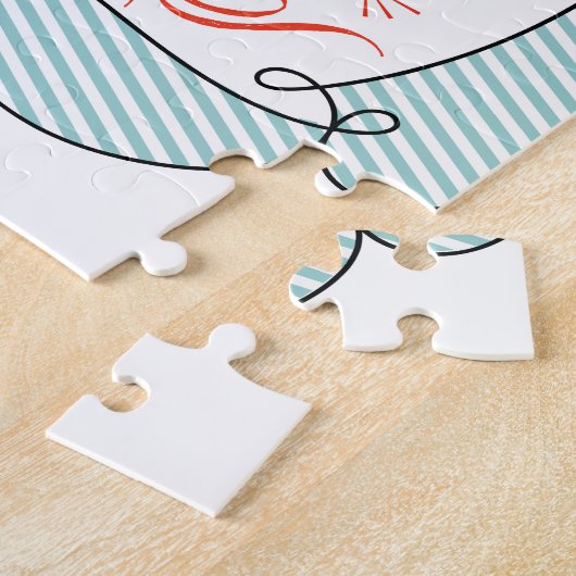 Grappig Gefeliciteerd, gepromoot om tijd uit te st Legpuzzel (Zijkant)