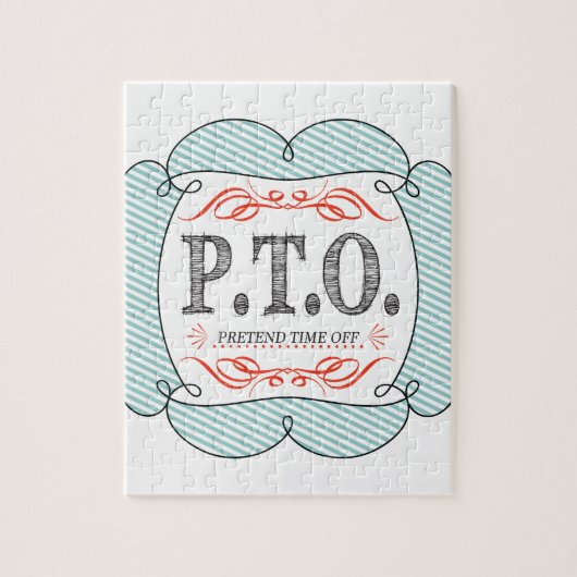 Grappig Gefeliciteerd, gepromoot om tijd uit te st Legpuzzel (Verticaal)