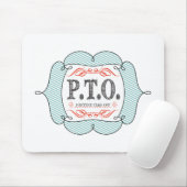 Grappig Gefeliciteerd, gepromoot om tijd uit te st Muismat (Met muis)