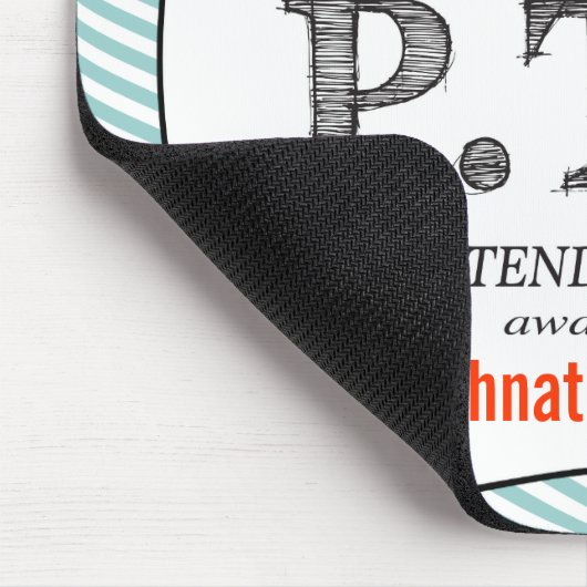 Grappig Gefeliciteerd, gepromoot om tijd uit te st Muismat (Hoek)