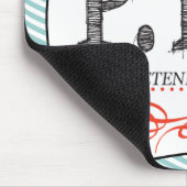 Grappig Gefeliciteerd, gepromoot om tijd uit te st Muismat (Hoek)