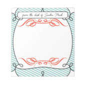 Grappig Gefeliciteerd, gepromoot om tijd uit te st Notitieblok (Voorkant)