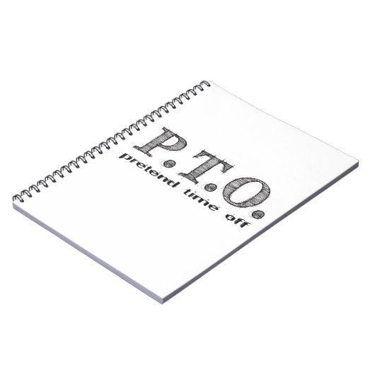 Grappig Gefeliciteerd, gepromoot om tijd uit te st Notitieboek (Linkerzijde)