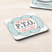 Grappig Gefeliciteerd, gepromoot om tijd uit te st Onderzetter (Linkerzijde)