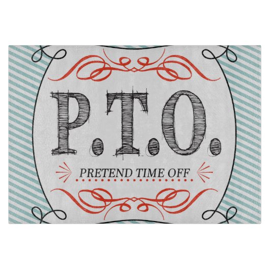 Grappig Gefeliciteerd, gepromoot om tijd uit te st Snijplank (Voorkant)