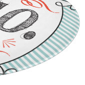 Grappig Gefeliciteerd, gepromoot om tijd uit te st Snijplank (Hoek)