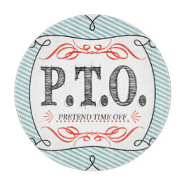 Grappig Gefeliciteerd, gepromoot om tijd uit te st Snijplank