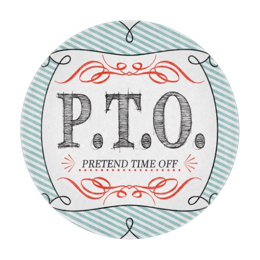 Grappig Gefeliciteerd, gepromoot om tijd uit te st Snijplank (Voorkant)