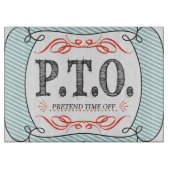 Grappig Gefeliciteerd, gepromoot om tijd uit te st Snijplank (Voorkant)