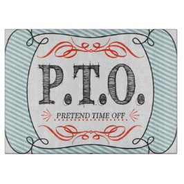 Grappig Gefeliciteerd, gepromoot om tijd uit te st Snijplank