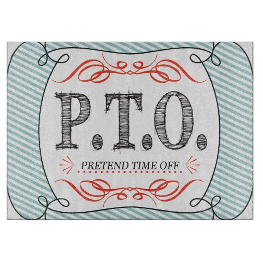 Grappig Gefeliciteerd, gepromoot om tijd uit te st Snijplank (Voorkant)