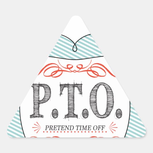 Grappig Gefeliciteerd, gepromoot om tijd uit te st Sticker (Voorkant)