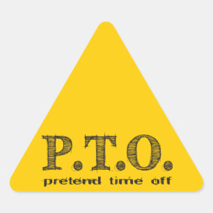 Grappig Gefeliciteerd, gepromoot om tijd uit te st Sticker