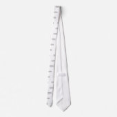 Grappig Gefeliciteerd, gepromoot om tijd uit te st Stropdas (Achterkant)