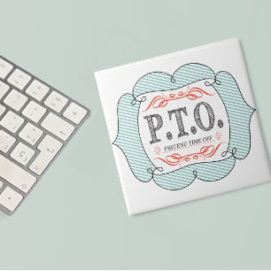 Grappig Gefeliciteerd, gepromoot om tijd uit te st Tegeltje