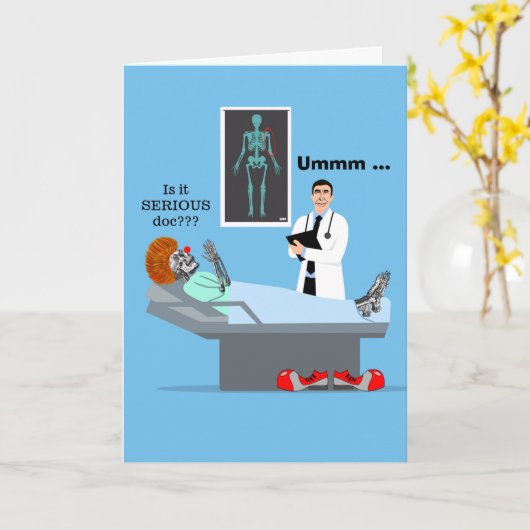 Grappig gefeliciteerd met Afstuderen in radiologie Kaart (Gele Bloem)