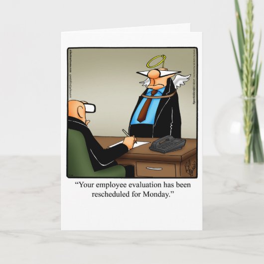 Grappig gefeliciteerd promotie Wenskaart Kaart (Voorkant)