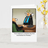 Grappig gefeliciteerd promotie Wenskaart Kaart (Gele Bloem)