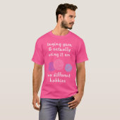 Grappig gehaakt brei-shirt voor vrouwen Verschille T-shirt (Voorkant volledig)