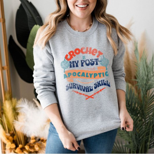Grappig gehaakte sweatshirt