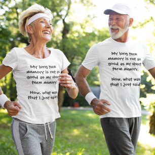 Grappig geheugen Lapse Brain Fade Unisex T-shirt