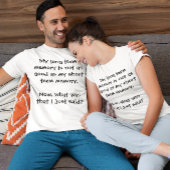 Grappig geheugen Lapse Brain Fade Unisex T-shirt