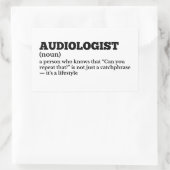 Grappig Gehoor Dokter Definition Sticker (Tas)