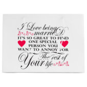 Grappig Gehuwd leven woord Jubileum Groot Cadeauzakje (Voorkant)