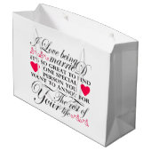 Grappig Gehuwd leven woord Jubileum Groot Cadeauzakje (Achterkant Gekanteld)