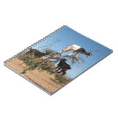 Grappig geit in een boom notitieboek (Linkerzijde)