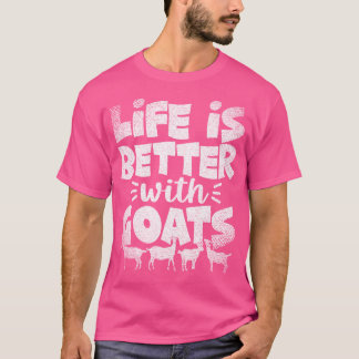 Grappig geit Whisperer Boerderij Animal Life is be T-shirt