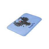 Grappig gekke cartoon-illustratie badmat (Gekanteld)