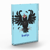 Grappig gekke cartoon-illustratie fotoblokken (Links)