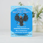 Grappig gekke cartoon-illustratie kaart (Staand voorkant)