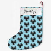 Grappig gekke cartoon-illustratie kleine kerstsok (Achterkant)