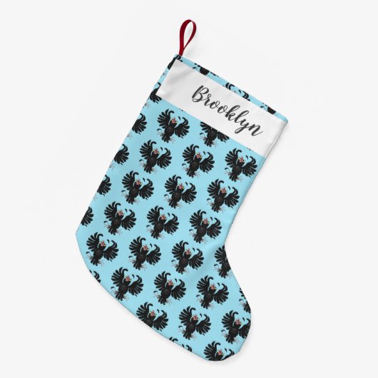 Grappig gekke cartoon-illustratie kleine kerstsok (Voorkant (Hangend))