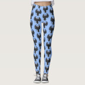 Grappig gekke cartoon-illustratie leggings (Voorkant)