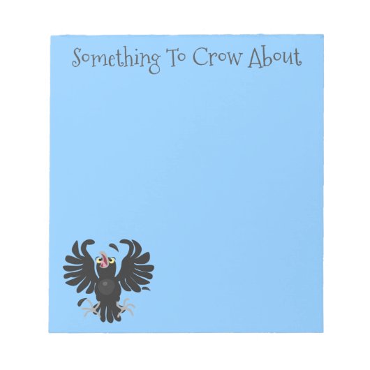 Grappig gekke cartoon-illustratie notitieblok (Voorkant)