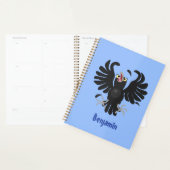 Grappig gekke cartoon-illustratie planner (Display)