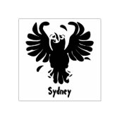 Grappig gekke cartoon-illustratie rubberstempel (Afrduk)