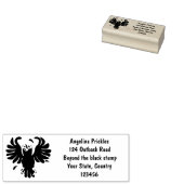 Grappig gekke cartoon-illustratie rubberstempel (Gestempeld)