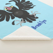 Grappig gekke cartoon-illustratie sherpa deken (3/4)