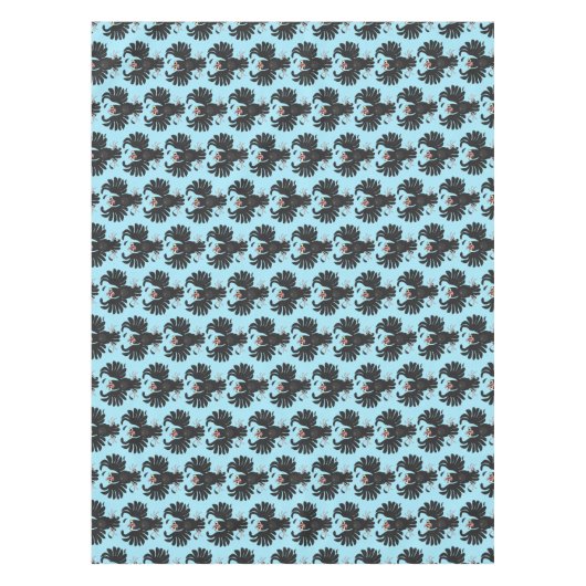 Grappig gekke cartoon-illustratie tafelkleed (Voorkant)