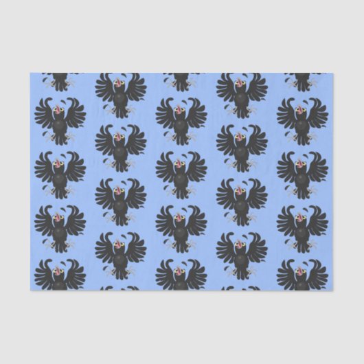 Grappig gekke cartoon-illustratie tissuepapier (Voorkant)