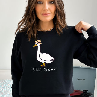 Grappig Gekke gans met Pet Black Trui