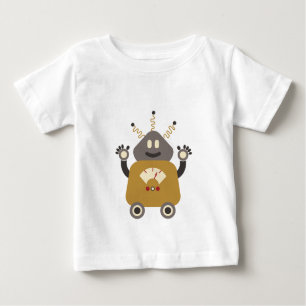 Grappig Gekke Retro Robot T-shirt