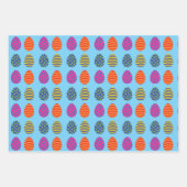 Grappig, gekleurd paaspakpapier inpakpapier vel (Voorkant 3)